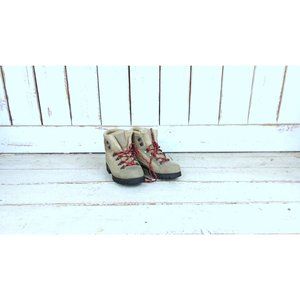 Womens tan brown leather suede Dexter hiking boots